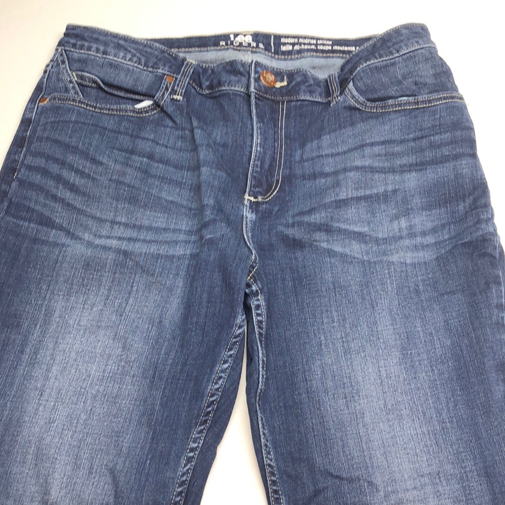 Lee Blue Skinny Jeans with Authentic Denim Texture